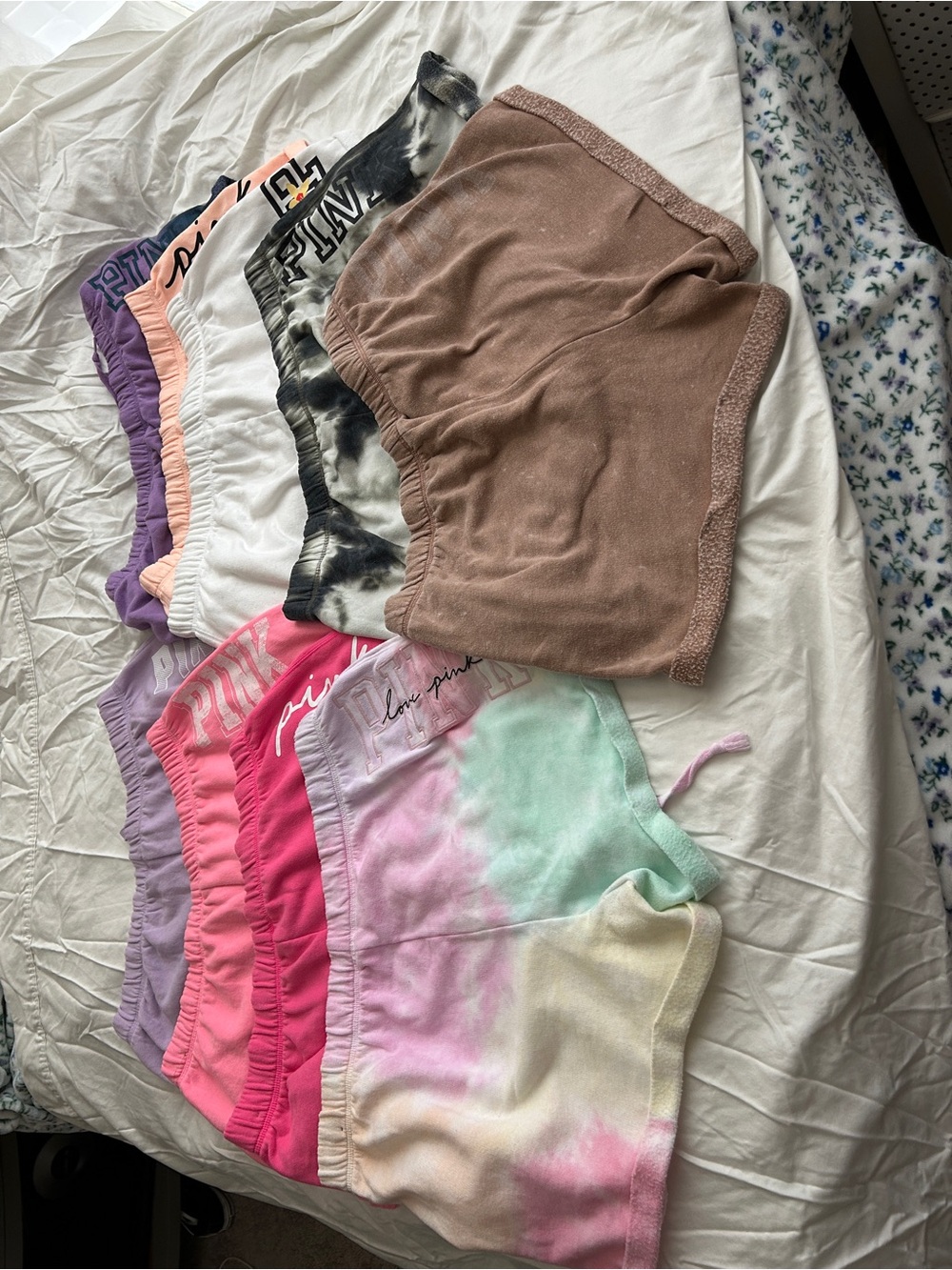 Victoria's Secret XL Athletic Shorts Multi-Color Assorted Pack 9-pair